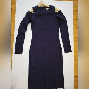 Eliza J Cold Shoulder Navy Blue Dress Size Small